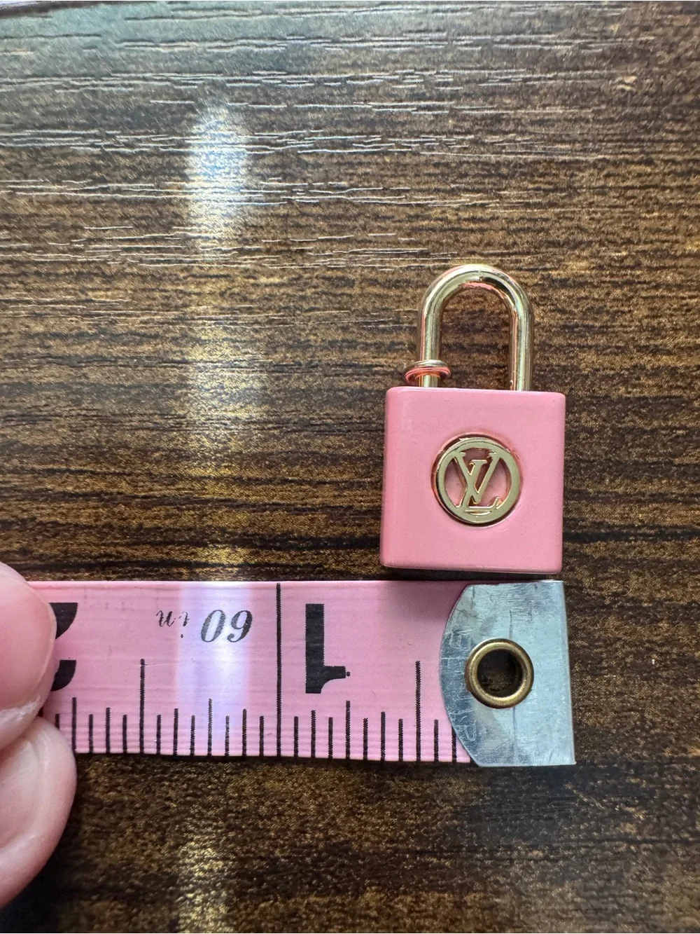 Louise Vuitton pink locket